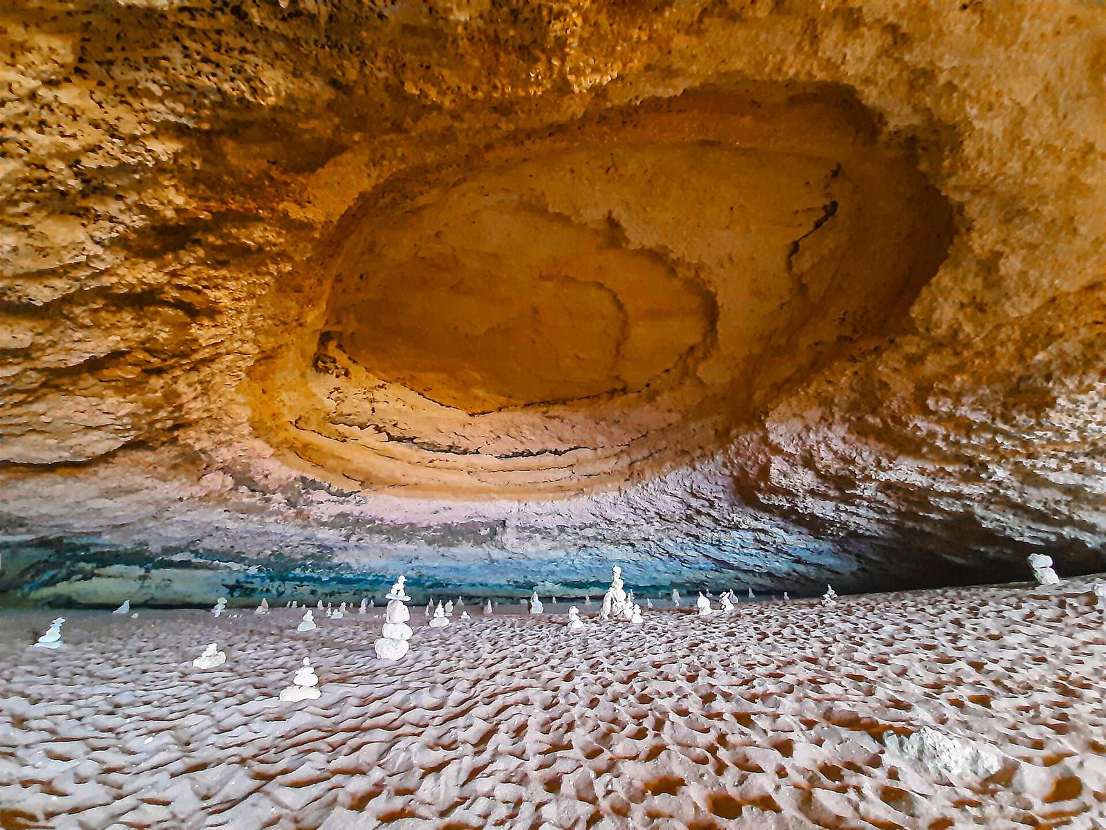 Benagil-Höhle von innen
