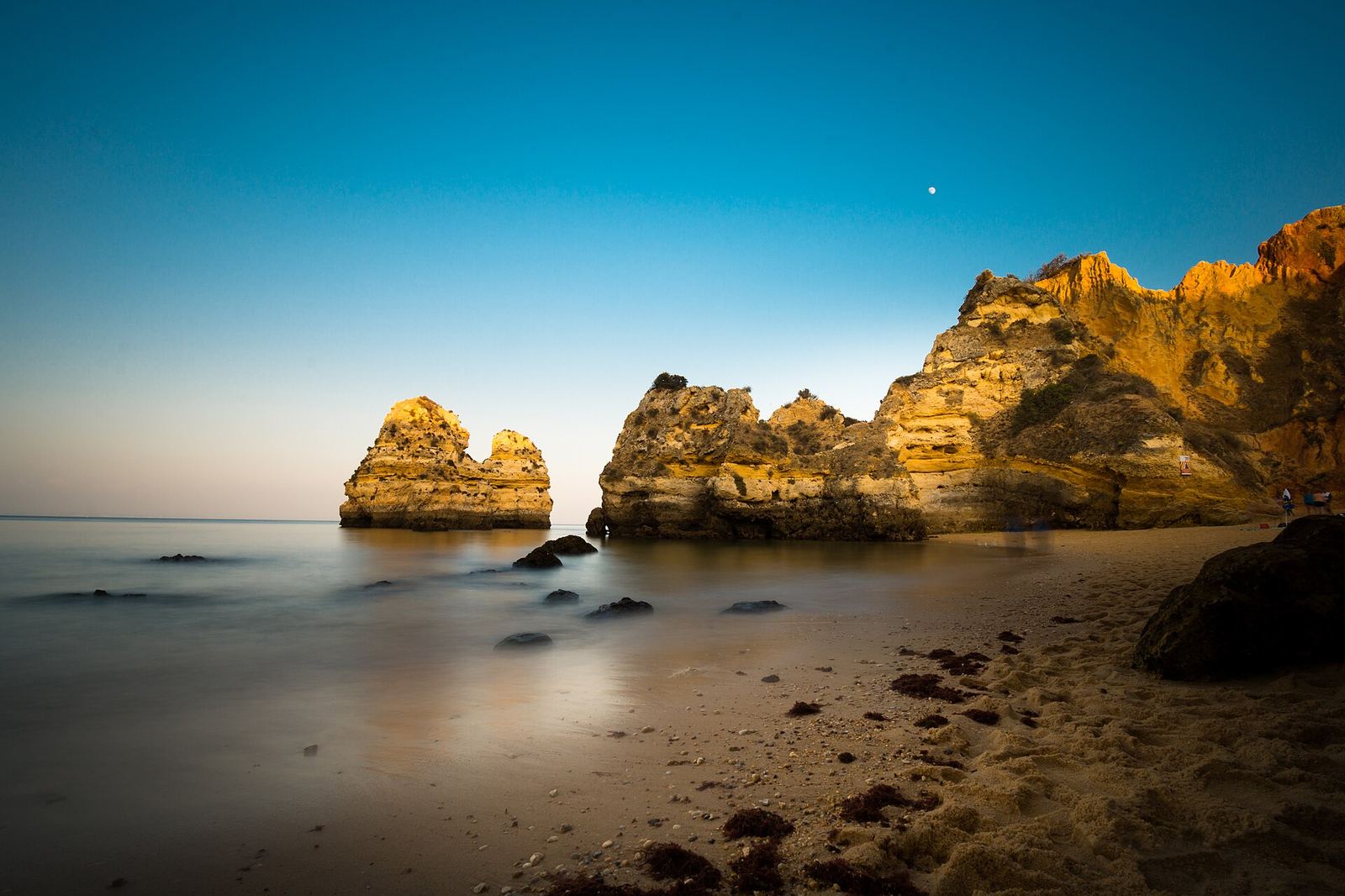Praia do Camilo bei Sonnenaufgang