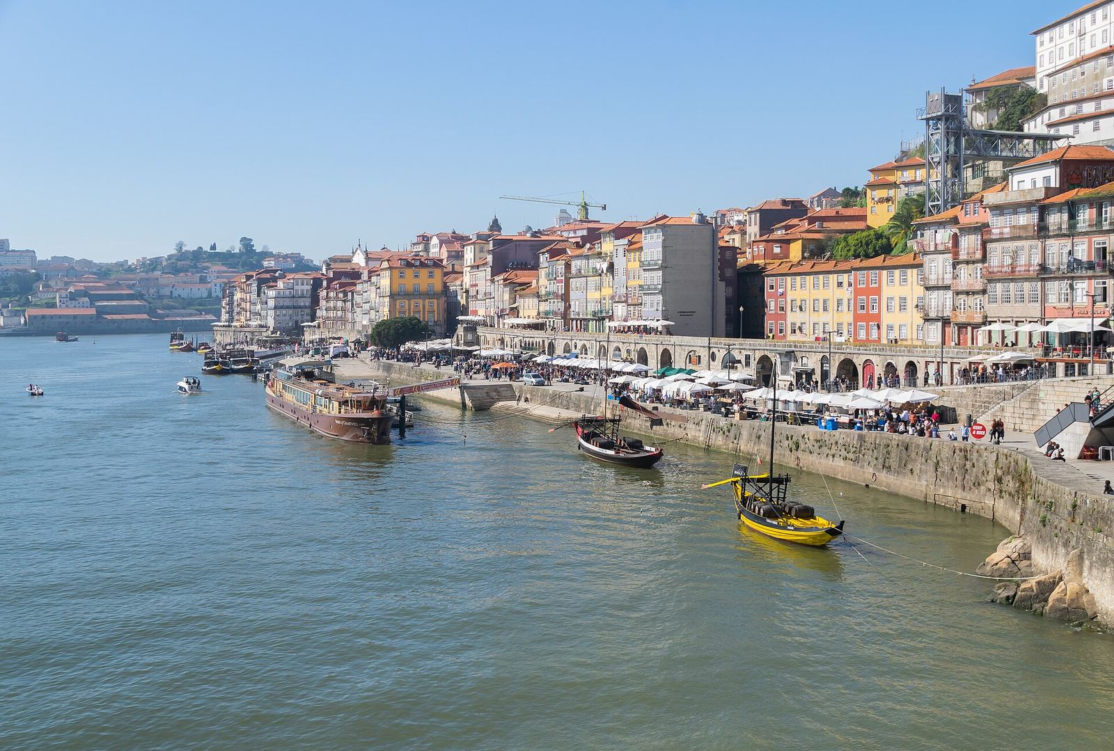 Ribeira-Ufer in Porto